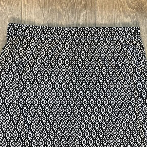 Women’s No Comment Maxi Skirt Boho Southwestern Print Side Slit Y2K 2000s Medium - Picture 14 of 16